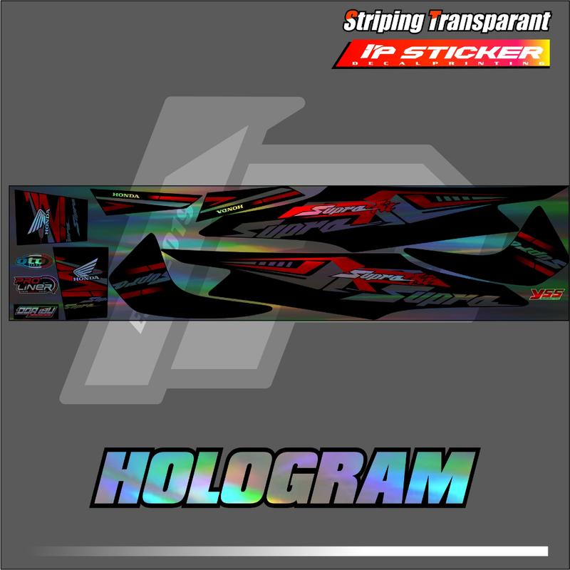 SUPRA FIT NEW (COD) STIKER STRIPING MOTOR HONDA SUPRA FIT NEW - STIKER LIST GRAFIK SIMPLE WARNA VARIASI DESAIN RACING HOLOGRAM DAN TRANSPARAN BISA COD IPS.KODE-470 3