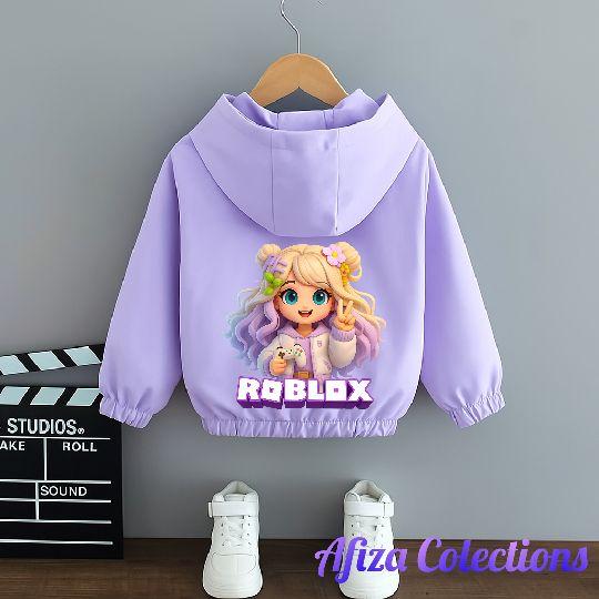 Jaket Anak Perempuan Bergambar Roblox Cantik Terbaru Bahan Premium Berkualitas Fashion