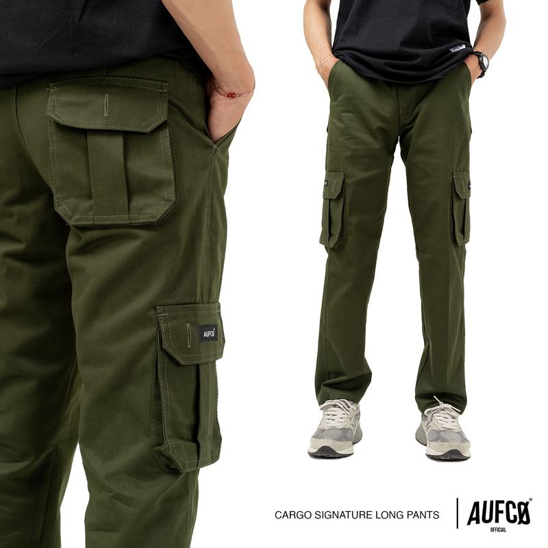 AUFCO Celana Cargo Panjang Basic Slimfit Model 0