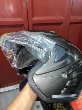Product Review of PREMIUM HELM INK JP8 DOBEL VISOR SNI ORIGINALNYA FNK Motorcycle from 🎀**🐚 1