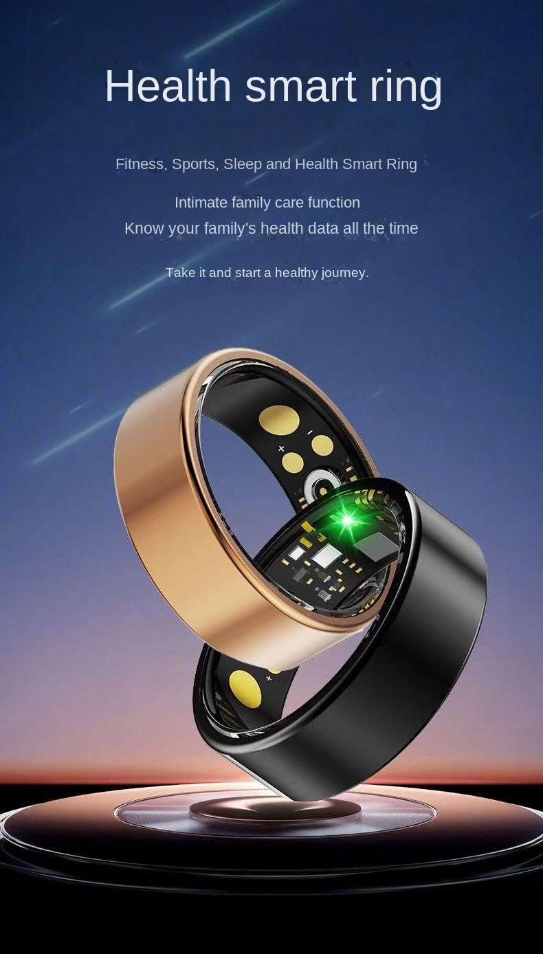 Product Introduction of Smart ring for men and women, with heart rate monitor and blood oxygen sleep monitoring waterproof IP68 & 5ATM multi-sport mode Wearable 1