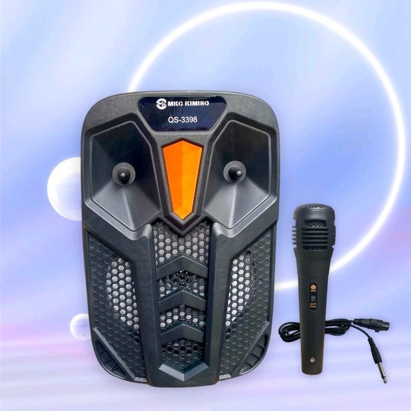 COD SPEAKER WIRELESS KIMISO QS 3398 SPEAKER KAROKE 6,8 INCH FULL BASS Bluetooth 1