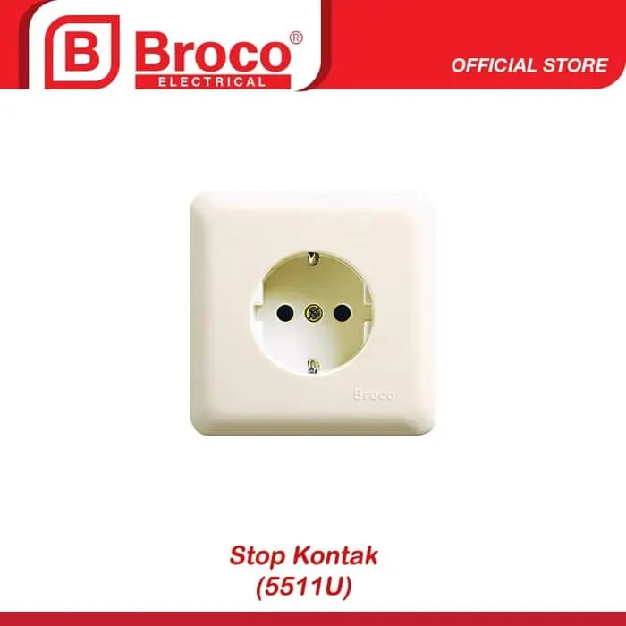 BROCO Stop Kontak New Gee Colokan Listrik (5511U) 1