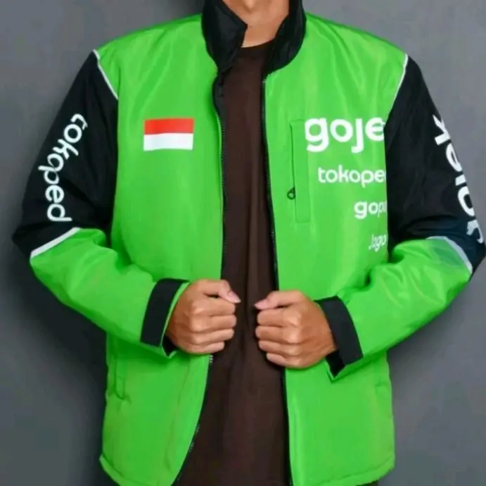 jaket GOJEK GOTO TERBARU kualitas terbaik  versi 2024 bomber Pria Wanita 2