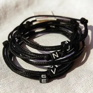 GELANG INISIAL GELANG HURUF A-Z gelang baracelete korea - BEST SELLER - HOT ITEM (COD) bisa request nama