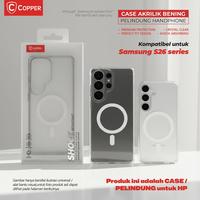 Gambar COPPER Acrylic Clear Magsafe Case Kompatible Untuk - Samsung S26 / Plus / Ultra - Case Clear Magsafe ( Support Wireless Charging ) - Samsung S26 dari Copper.Medan Kota Medan 1 Tokopedia