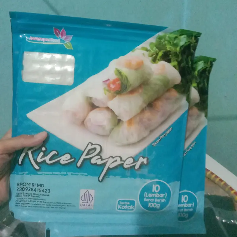 Rice papper Kotak 10 lembar Halal 4