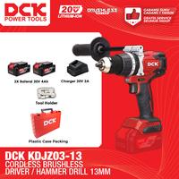 Gambar DCK Cordless Brushless Impact Driver / Hammer Drill / Mesin Bor Tembok Baterai Torsi 13mm KDJZ03-13 dari DCK Power Tools Indonesia Kota Administrasi Jakarta Barat 1 Tokopedia