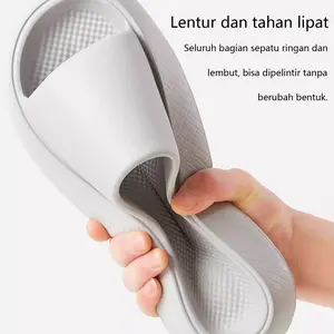 Sol Tebal Anti Slip! Sepatu Slops Empuk Banget Seperti Injak Kapas, Model Couple Anti Bau, Cocok Buat Mandi Atau Outdoor, Pria Wanita
