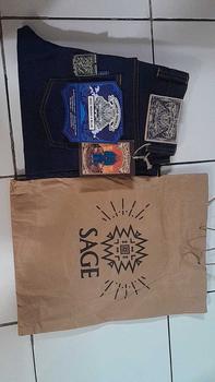 Product Review of Sage Genesis Series : 15oz Indigo x Blue Ultimate Quality Projectile Loomed Denim from G**m 1