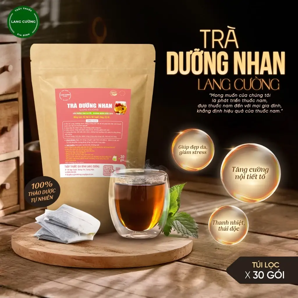 Trà Dưỡng Nhan Giúp   Đẹp Da, Ngủ Sâu Giấc Cơ Thể Khỏe Mạnh