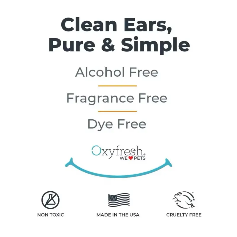 ￼Oxyfresh Pembersih Kuping Kucing / Anjing / Pet Ear Cleaner  100ml 3
