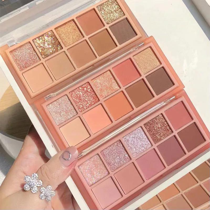 Bảng Phấn Mắt Ánh Ngọc Trai SWEET MINT 10 Màu 20g Lung Linh Và Lì Sắc Tố Phấn Mắt Trang Điểm phan mat3 bảng  mắt Cosmetic Mỹ Phẩm