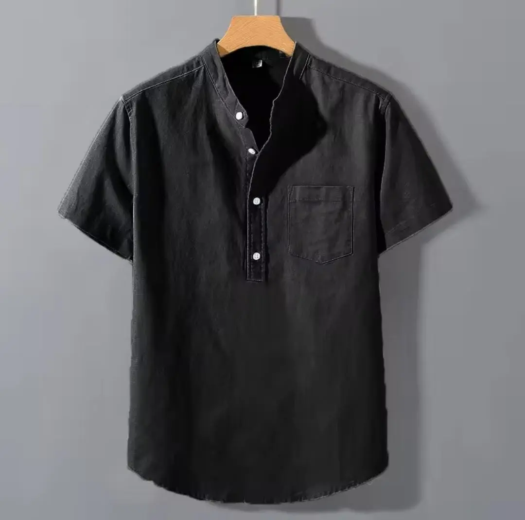 COD-BAJU KOKO QURTA TERLARIS LENGAN PENDEK PAKAIAN MUSLIM KEMEJA BAJU KURTA SIZE M|L,XL,XXL KOKO MUSLIM QURTA