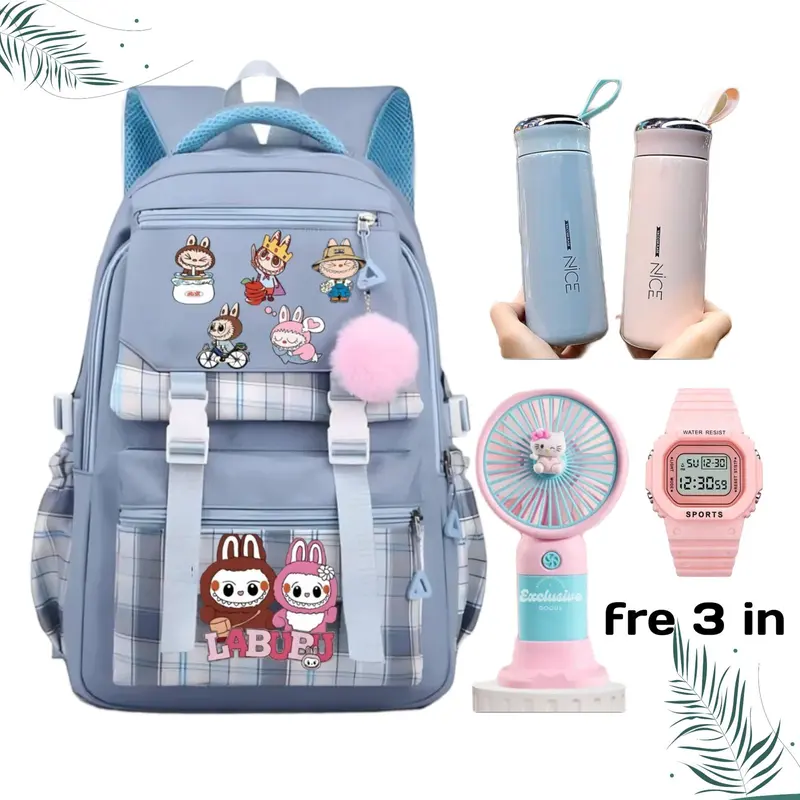 Tas Sekolah Anak Perempuan Labubu Terbaru 2024 Bisa COD - Fashion 0