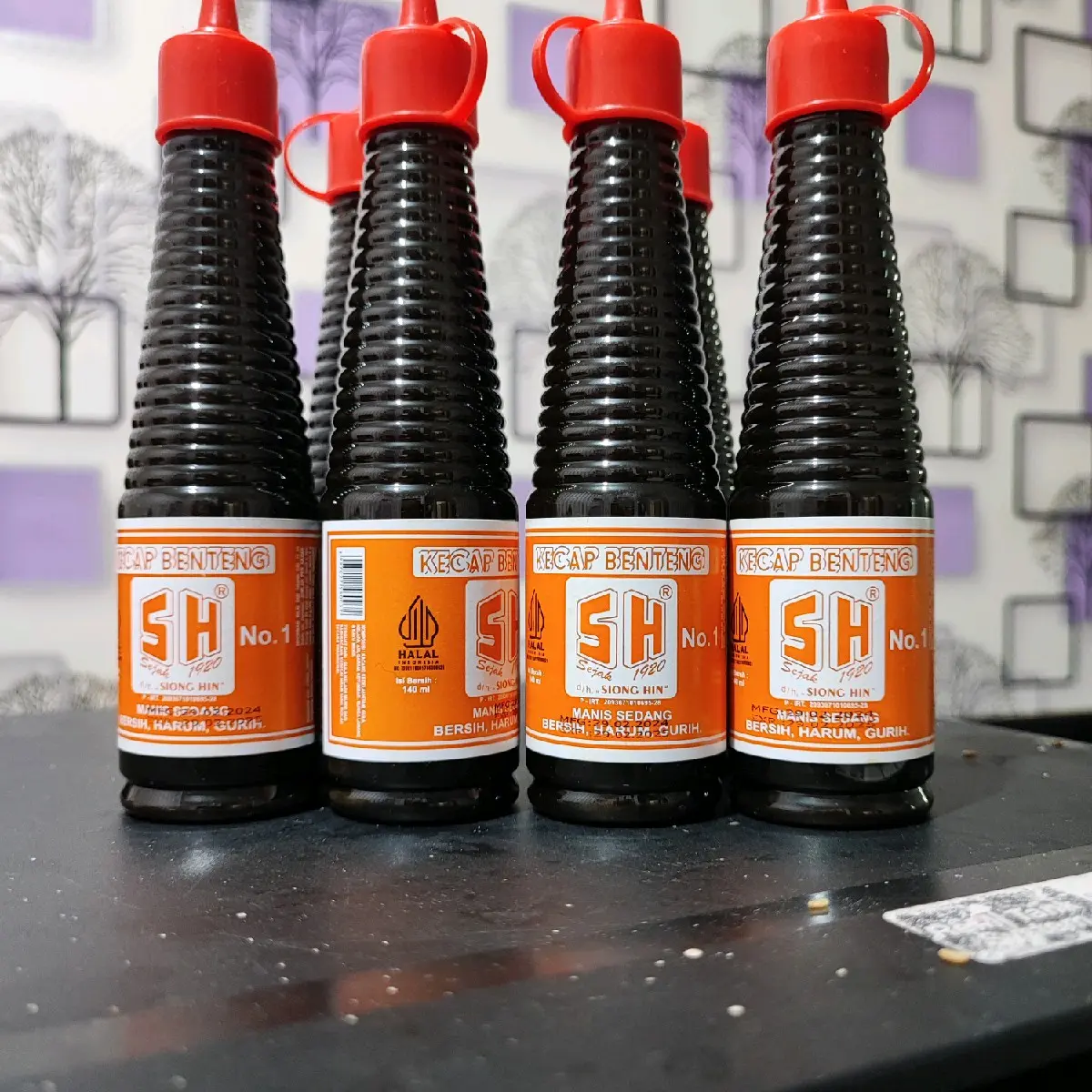Kecap Manis Benteng SH 300ML Botol 100% Lokal Saos Saus Sauce Bahan Pedas Sambal Asin