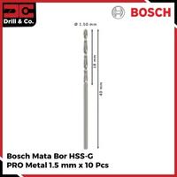 Gambar Bosch Mata Bor HSS-G Metal Drill Bit 1.5 MM X 10 PCS dari Drill&Co Kota Administrasi Jakarta Barat 2 Tokopedia