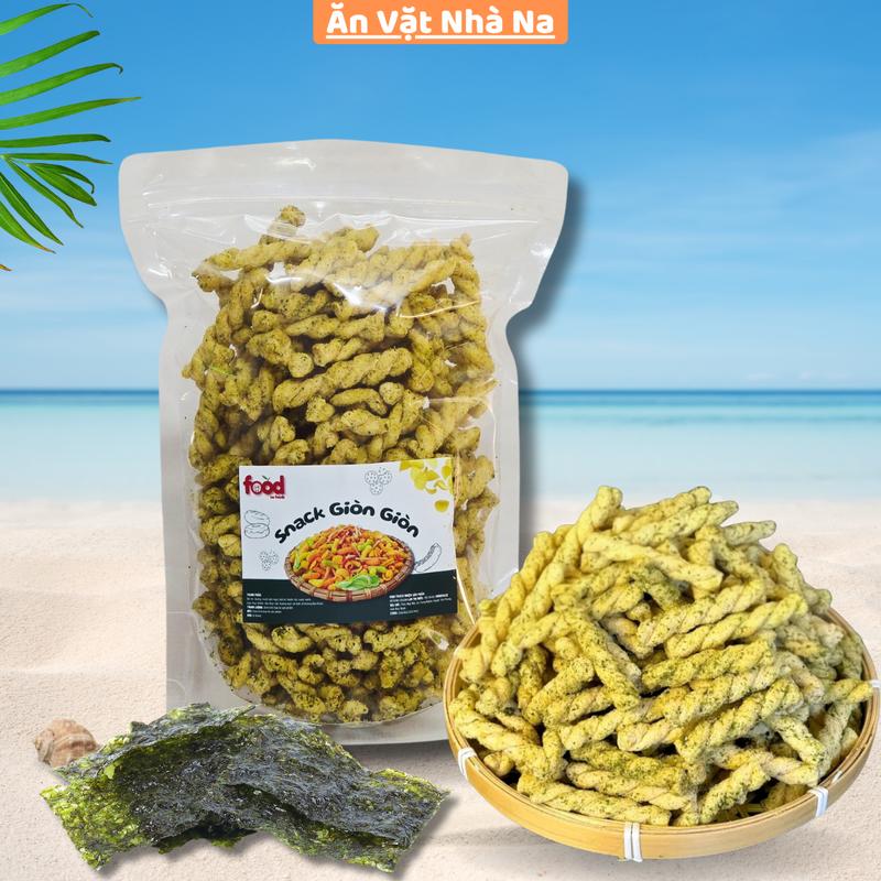  Combo 1.5kg Quẩy Rong Biển - Snack Ăn Vặt Nhà Na - Snack Khoai Tây Lắc Rong Biển - Bim Bim Tuổi Thơ Ăn Vặt Food 
