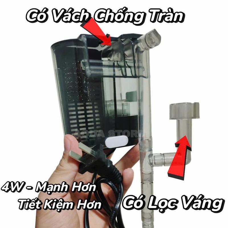  Lọc Thác có Hút Váng dùng cho hồ cá cảnh 