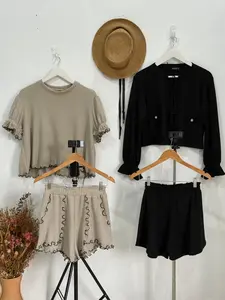 1Set Winter Knit Short Saga Curlys puff tshirt curlys pocket 1set Winter Knit