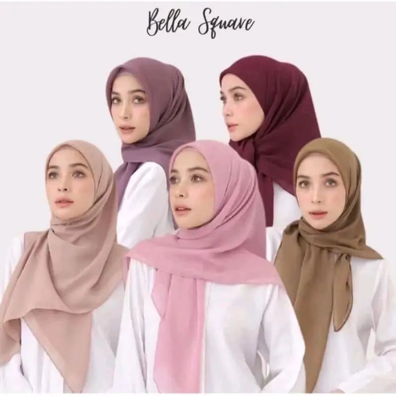 BELLA SQUARE POLYCOTTON 110 x 110 cm JAHIT NECI PREMIUM