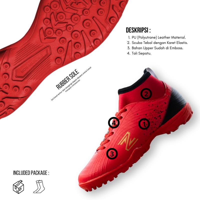 Product Introduction of Sepatu Futsal Pria Zenifa Skylight New Black Edition Soccer Minisoccer Best Seller Premium 1