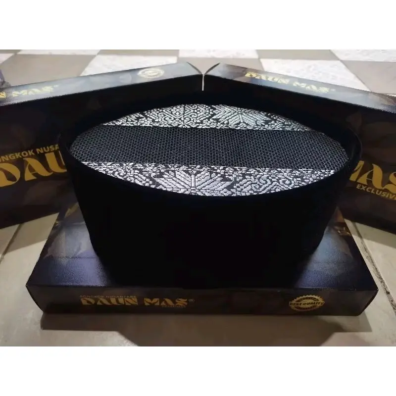 SONGKOK/PECI AC TENGAH SONGKET SILVER Kopiah Pria