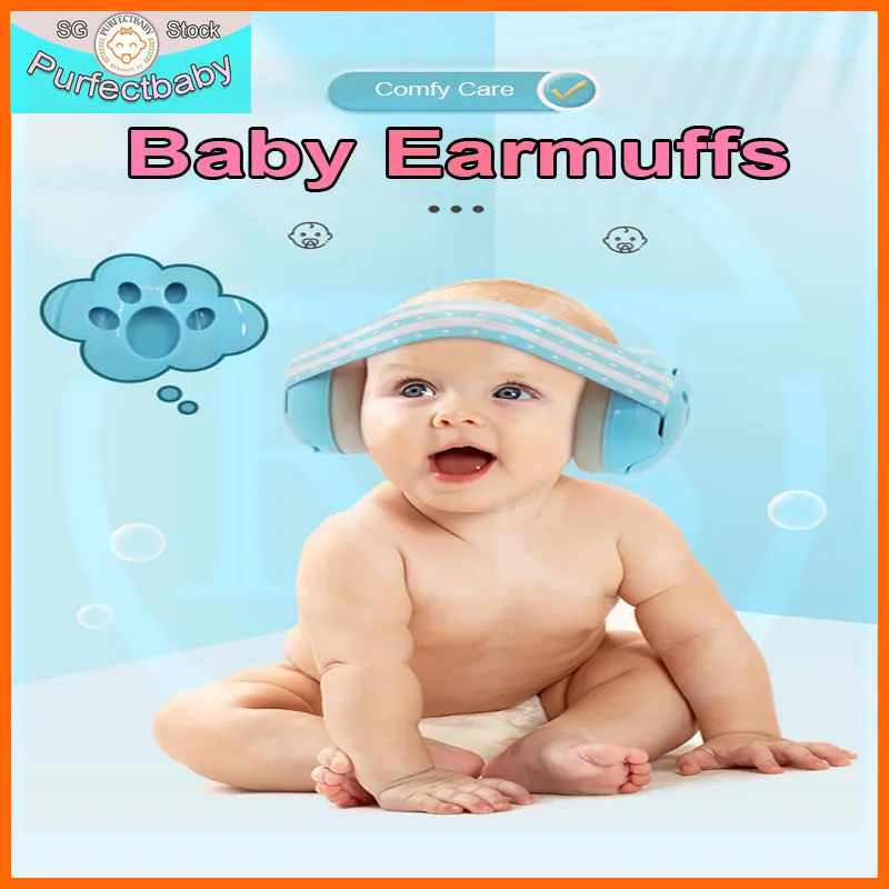Baby Sound Blocking Earmuffs Hearing Protection with Adjustable Headband Strap for Infant Muffs