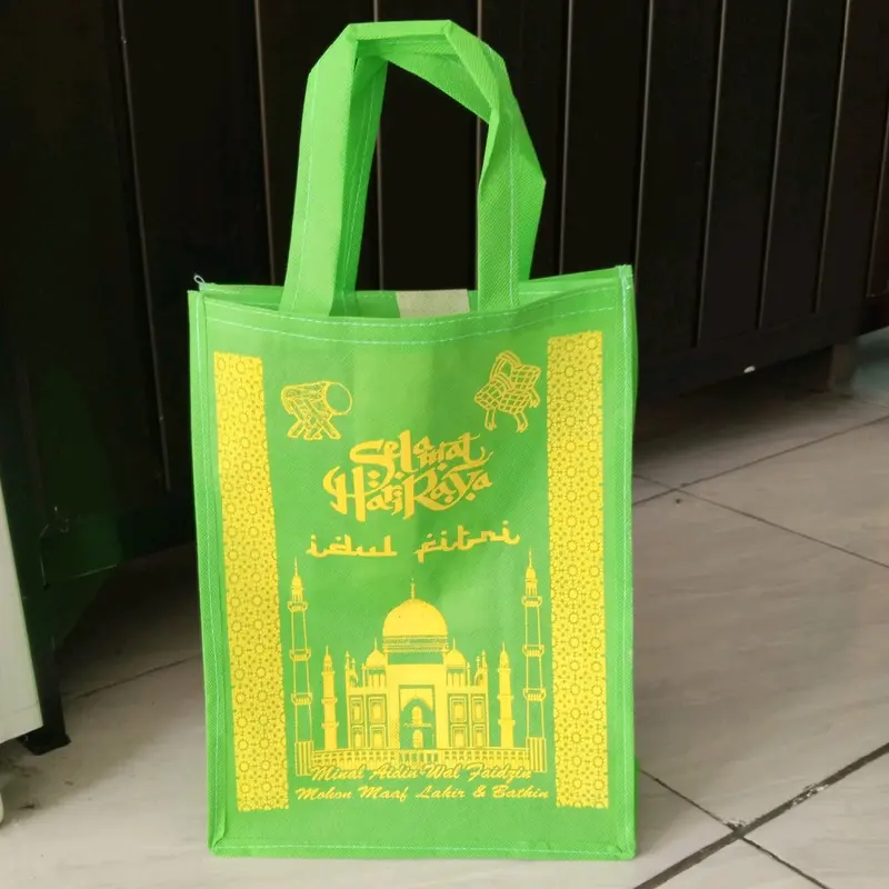 [12PCS]HANDBAG LEBARAN BISA DIGUNAKAN UNTUK HAJATAN,TAMU UNDANGAN DLL. UKURAN 25*30*10. 3