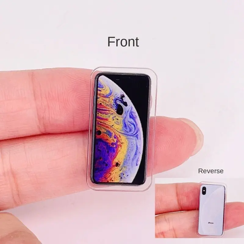 Mô Hình Điện Thoại Thu Nhỏ, Kích Thước 1: 12, Điện Thoại Mini, Thích Hợp Để Đồ Trang Trí Nhà Búp Bê, Phụ Kiện Nhà Búp Bê, Mô Hình Điện Thoại Di Động, Vật Phẩm Thu Nhỏ, Phụ Kiện Nhà Búp Bê 5