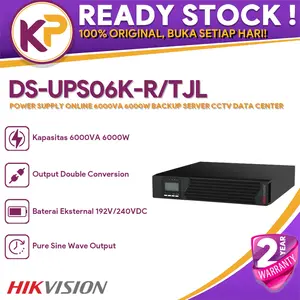 HIKVISION DS-UPS06K-R/TJL POWER SUPPLY ONLINE 6000VA 6000W BACKUP SERVER CCTV DATA CENTER