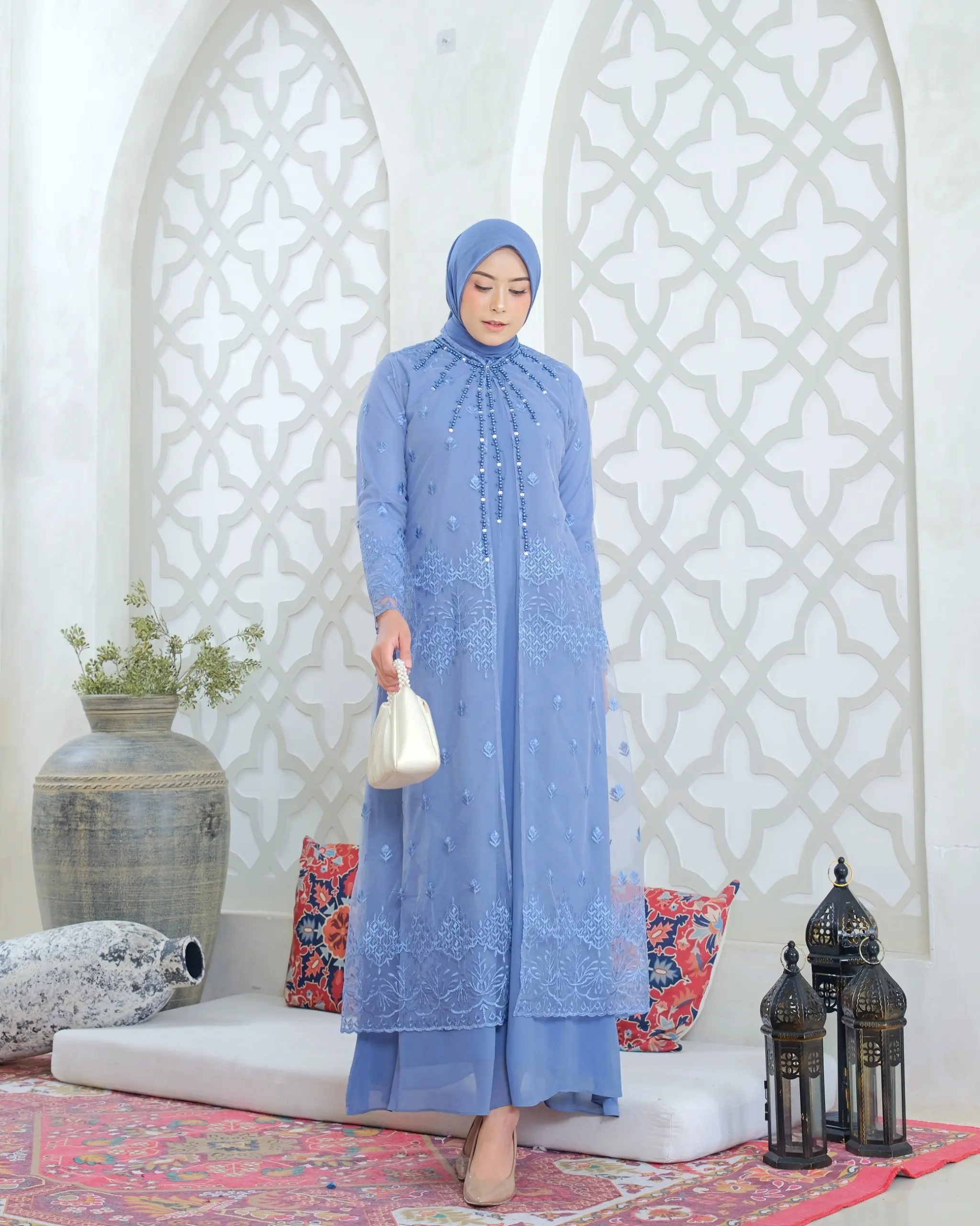 Azura Dress / Seragaman Pesta / Gamis Terbaru / Gamis Modern / Gamis Kondangan / Gamis Jumbo / Gamis