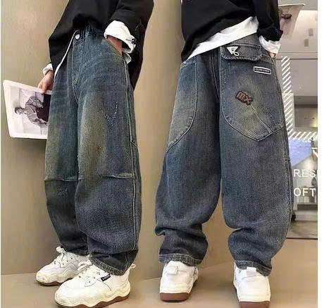  Quần Jean Trẻ Em Quần Bò Cho Bé Trai Và Bé Gái Chất Vải Mềm Mịn Thời Trang Trẻ Em QUAN BO CHAM BI B 