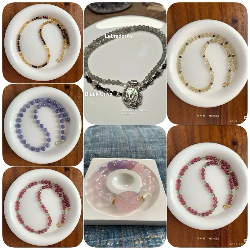 Kalung Desain Spesial Kristal Alami