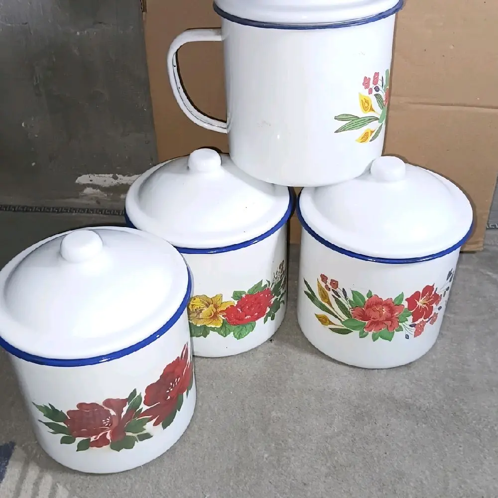 CANGKIR TABUNG + TUTUP + TATAKAN BUNGA SAKURA JAMAN DAHULU - Shop ...