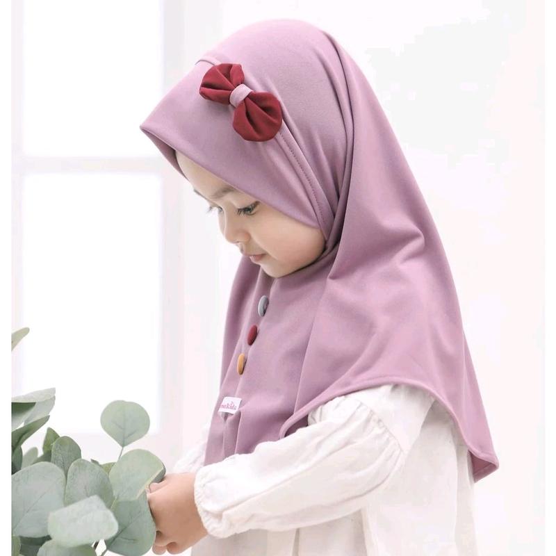 KERUDUNG ANAK MOTIF BELLA PITTA Jilbab ANAK INSTAN TERBARU Muslim Nyaman cantik Jilbab 1-3 tahun 2