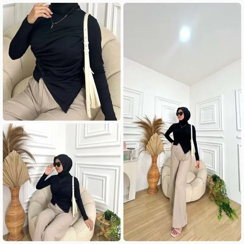 SO ALMA TOP T-shirt rib lidi 2