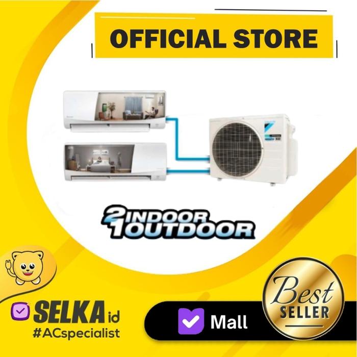 Gambar DAIKIN AC MULTI-S 2MKC30QVM (1/2 PK + 1/2 PK) INVERTER PUTIH - Unit Only dari Selka ID Specialist AC Kota Administrasi Jakarta Barat Tokopedia