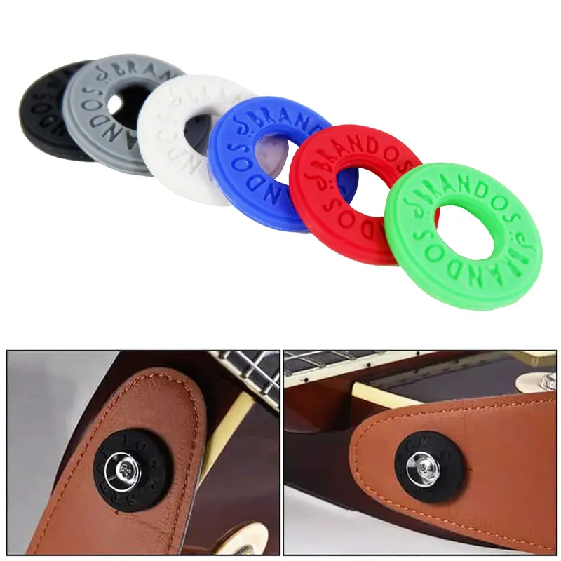 Karet Strap Lock Gitar Safety Strap Rubber Pengunci Pengaman SL-08 0