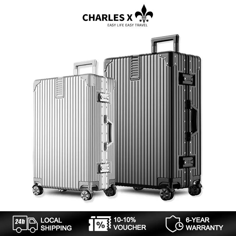 CHARLES X Business suitcase, boarding case, 18/16-inch Luggage