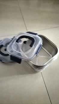 Product Review of “COD”(Lunch box)3pcs-nampan sus Kedap Udara, Tahan Suhu Tinggi, Cocok untuk Kulkas dan Aktivitas Luar Ruangan/ES Kotak Makanan Stainless Steel Food Grade Dengan Penutup Kedap Kotak Penyimpanan Makanan Stainless Steel Tebal dengan Tutup/live from u**h m**h 0