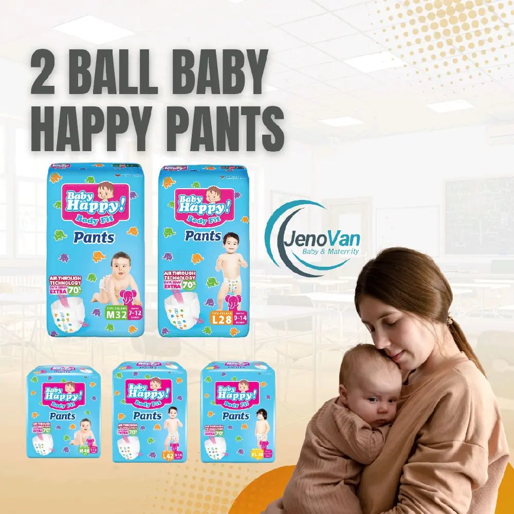 2 Ball Baby Happy pants All size Diapers Popok Bayi