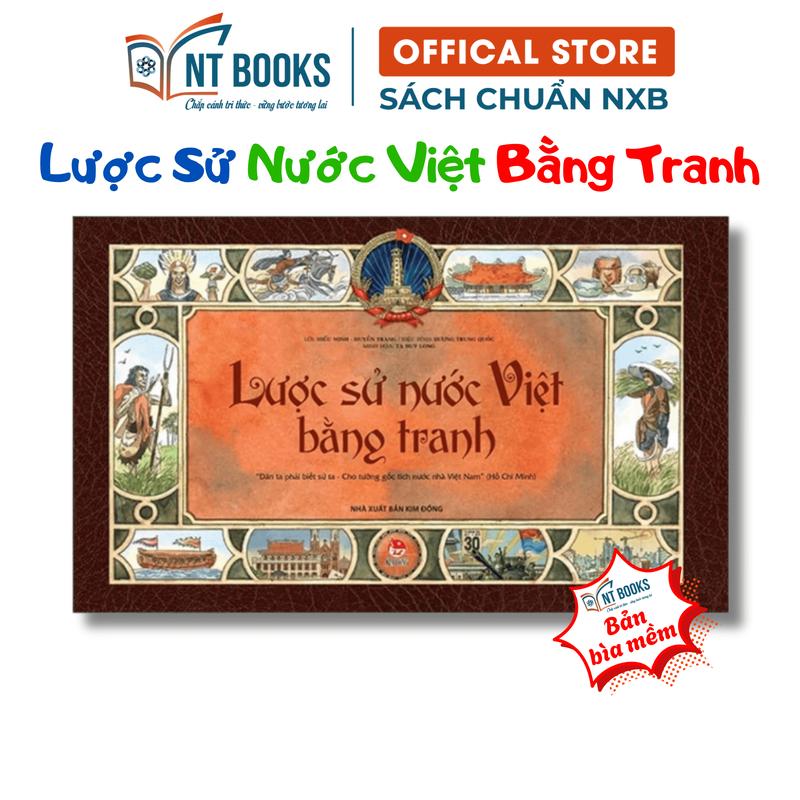  Sách Lược Sử Nước Việt Bằng Tranh - NXB Kim Đồng - Bìa Mềm 