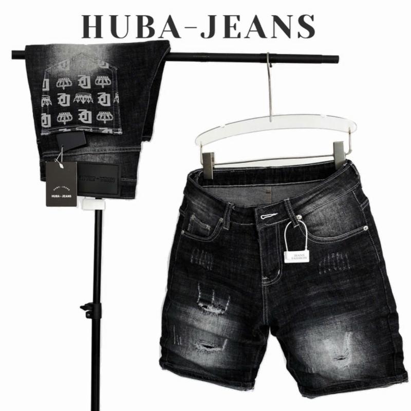 Product Introduction of Quần SHORT jeans nam HUBA-JEANS wash THOI TRANG Menswear Pants Có Túi Denim 5