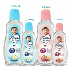 Cussons Baby Oil 200ml | 100ml | Extra 100% 50+50 ml Mild & Gentle | Soft & Smooth CUSSONS BABY OIL