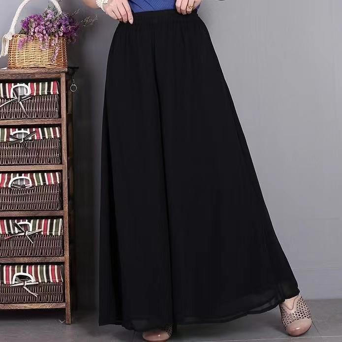 Product Introduction of Quần Ống Rộng Dài Cho Nữ, Quần Voan Muslimah Dáng Rộng, Cạp Cao, Chân Dày 32