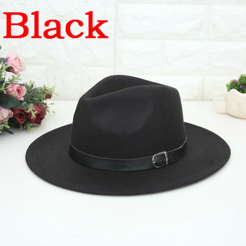 Product Introduction of New Fashion Men Women's Fashion Jazz Hat Woolen Blend Cap Outdoor Casual Hat 5