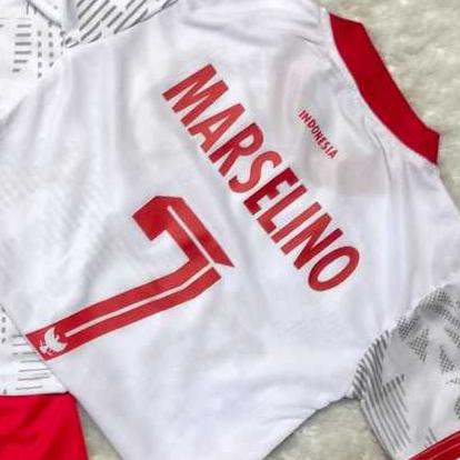 PROMOO!! BAJU BOLA ANAK TIMNAS PUTIH DAN MERAH 1