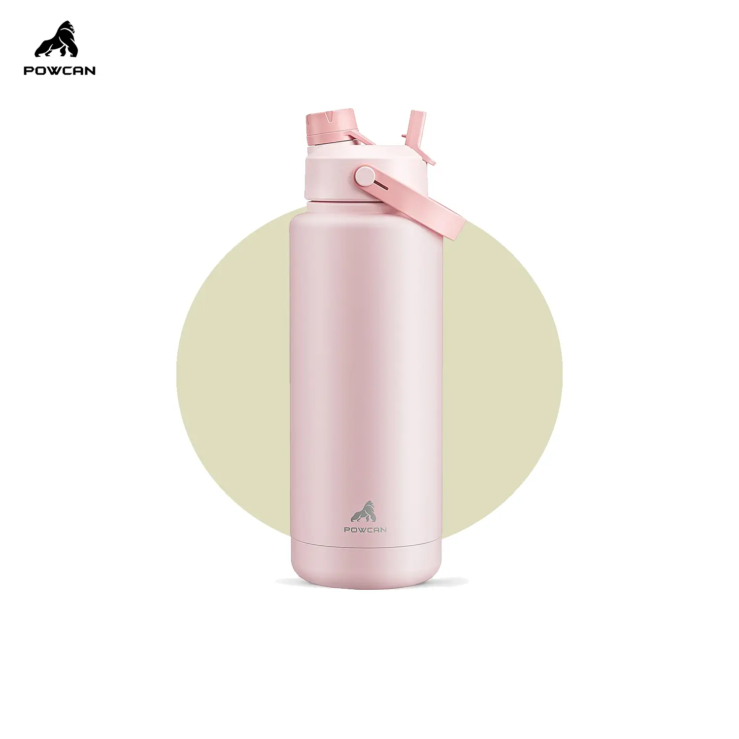 Botol Air Isolasi 40 oz dengan Tutup Sedotan dan Spout, Tahan Dingin 24 Jam, Anti Bocor, BPA-Free, Stainless Steel Dinding Ganda untuk Olahraga, Gym, Travel, dan Sekolah - Kitchenware