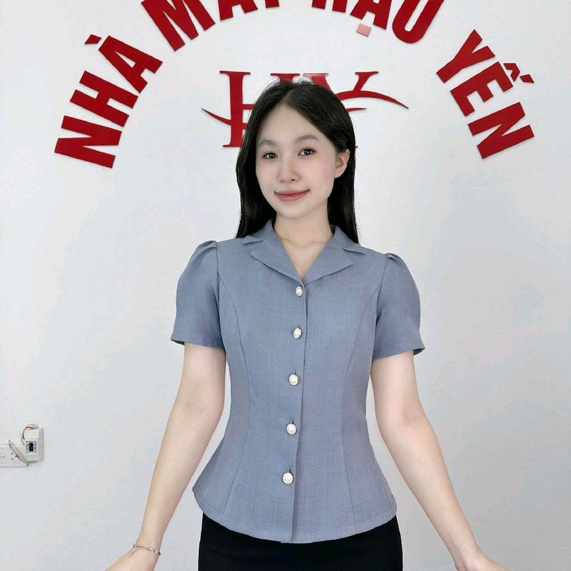  Áo thiết kế T4  chất liệu xước thái co dãn nhẹ 